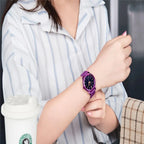 NAKZEN Dress Women Quartz Watches Minimalism Starry sky Magnet Buckle Fashion Wristwatch Waterproof Roman Numeral reloj mujer 4206-5