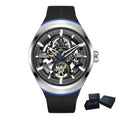 MINBER Skeleton Dial Mechanical Watches for Men Luxury Automatic Movement Sports Wristwatches Waterproof Reloj Hombre 6004G-3-14