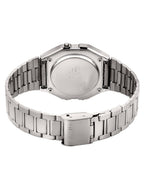 Casio Vintage A-158WA-1Q Digital Grey Dial Unisex Watch Silver Metal Strap (D011)